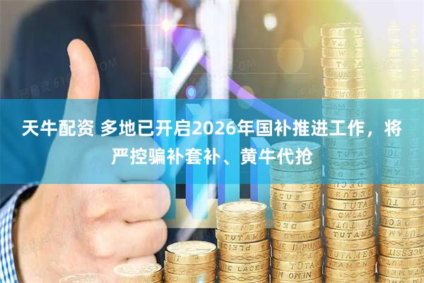 天牛配资 多地已开启2026年国补推进工作，将严控骗补套补、黄牛代抢