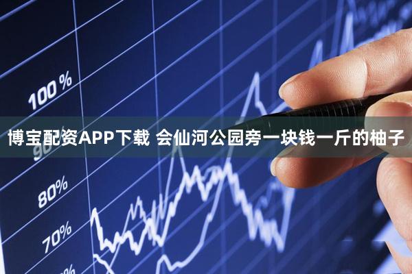博宝配资APP下载 会仙河公园旁一块钱一斤的柚子